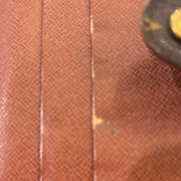 Louis Vuitton Brown and Gold Monogram Wallet - Picture 3 of 5